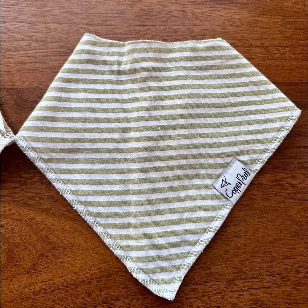Copper Pearl Baby Bandana Bibs